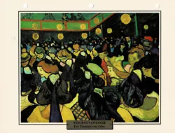 Buy The Dance Hall Of Arles - Vincent Van Gogh - Info Card • 0.86£