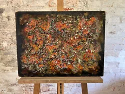 Buy Original Abstract Oil Painting Wall Sculpture Wall Art • 250£