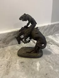 Buy New England Collectors Society FREDERIC REMINGTON THE RATTLESNAKE READ BELOW DMG • 58.55£