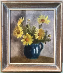Buy Artist Henderson Framed Daffodils Framed Oil Painting Circa 1960s • 125.43£