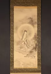 Buy Sh9620 Hanging Scroll  Kannon  By Kano Hogai (Late Edo-Meiji Era) • 106.56£