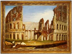 Buy Oil Painting Colosseum In Rome, Mallord William Turner Oil Painting Hand Painted F: 60x80cm • 197.27£