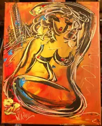 Buy Nice Nude  SUPERB PAINTING  Abstract Pop Art Painting  Canvas Gallery  G9YFd • 84.05£
