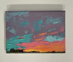 Buy Original Painting Sunset Art • 74.42£