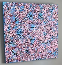 Buy Damian Hirst  Inspired Cherry Blossom Original Painting,300cms Square • 195£