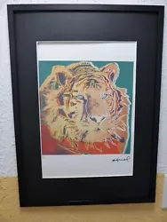 Buy Andy Warhol  3D Tiger  Lithograph 50x35cm Limited, Signed And  FRAMED  • 71.35£