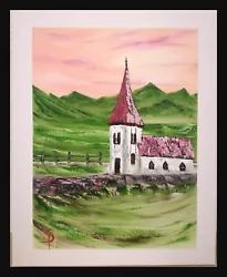 Buy Oil Painting 40x50 Cm Church In The Green By Art Bob Ross • 108.11£