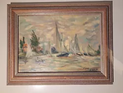 Buy CLAUDE MONET Oil Painting On Canvas Hand Painted Copy SIGNED (D2) • 39£