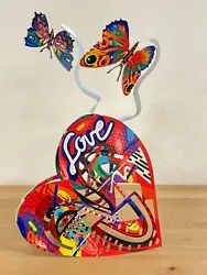 Buy Pop Art Metal   Open Heart   Sculpture By DAVID GERSTEIN • 227.05£
