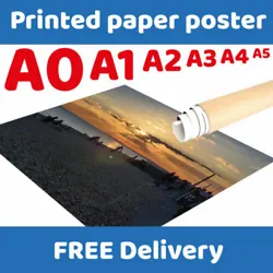 Buy Your Photo As Poster FULL Colour A0 A1 A2 A3 A4 Personalised Custom Prints • 3.75£