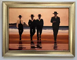 Buy Jack Vettriano - The Billy Boys Framed Painting Canvas Effect Print 55cm X 42cm • 47£