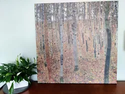 Buy Brand New Gustav Klimt Canvas Art Print Birch Trees Painting Original Packaging • 60£