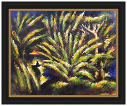 Buy Dan Lutz Large Original Painting On Canvas Trees Landscape Signed Framed Artwork • 4,005.99£