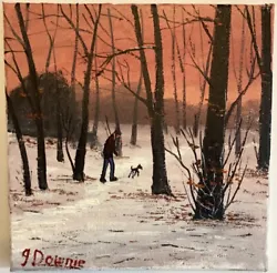 Buy JAMES DOWNIE  Oil Painting “winter”30x30cm • 120£