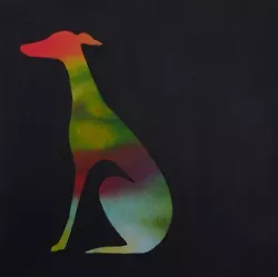 Buy Rainbow Whippet 7 X 7   Original  Signed Abstract Painting • 4.99£