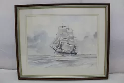 Buy Watercolour Painting By Essex Artist Geoff Harmer, Sailing Boat At Sea • 59.95£