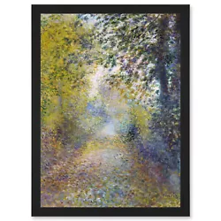 Buy Renoir In The Woods Painting Landscape Framed A3 Wall Art Print • 26.99£