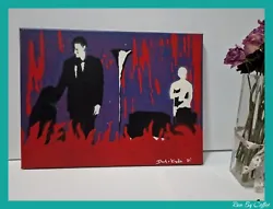 Buy Twin Peaks Red Room Dale Cooper OOAK Wall Art Handmade Painting Canvas Lynch • 40£