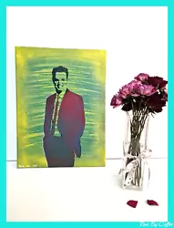 Buy Matthew Perry Friends OOAK Wall Art Handmade Painting On Canvas Gift • 40£