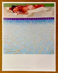 Buy David Hockney  - Sunbather - From ICA Exhibition ‘Painted In Britain’ 1970 Print • 69.99£