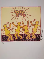Buy COA Keith Haring Painting Print Poster Wall Art Signed & Numbered • 53.12£