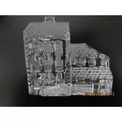Buy Waterford Crystal Village Lismore Hotel Paperweight Figurine Ireland Art Glass • 45.48£