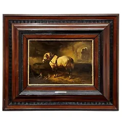 Buy Wouterus Verschuur I (1812-1874) Draft Horse Oil Painting • 58,668.35£