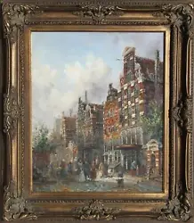 Buy Andrew, European City Street Scene (Possibly Dutch), Oil On Canvas, Signed L.r • 3,506.80£