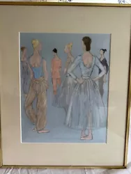 Buy Catherine E. Grubb Painting/picture, Chalk Pastel On Paper - Theatrical - Dance • 140.30£