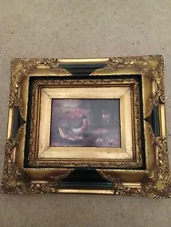 Buy  Antique Oil On Board Painting In Gilt Frame By Renowned Artist Edgar Hunt. • 1,200£