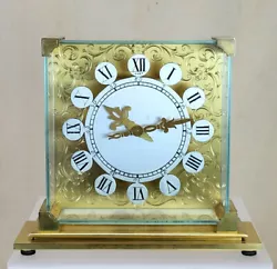 Buy 1960 Hour Lavigne (France)  JUST  Clock Hand Engraved Gilt-bronze 8-day 11-jewel • 749.37£