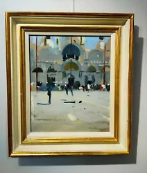 Buy Ken Howard OBE RA (1932 - 2022). Original Oil On Board. Piazza San Marco, Venice • 3,150£