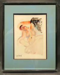 Buy Unauthenticated Signed Salvador Dalí Silkscreen Print With Watercolor Of A Woman • 3,937.47£