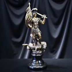 Buy Original Bronze Statue Sculpture  George The Victorious   Signed  • 9,926.19£