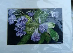 Buy Original Watercolour Painting Of An African Violet Still Life By LOCAL ARTIST • 13£