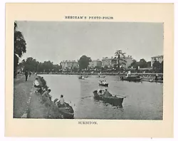 Buy Surbiton River Thames Surrey London Antique Print Picture 1900 BPF#1690 • 2.99£