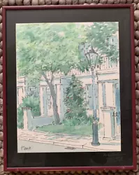 Buy Montpelier Square, Pamela Plant, Original Watercolour (Framed) • 50£