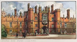 Buy Original Painting For Cigarette Card London Hampton Court Palace Thomas Wolsey • 75£