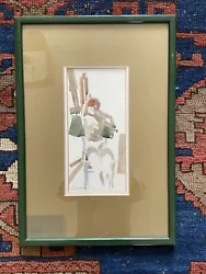 Buy A 20th Century Signed Male Life Sketch Study, Framed Watercolour 39cm • 65£