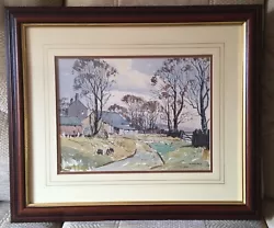 Buy 1969 Original Watercolour Painting -  Midhope Farm  By Alan Wade • 19,999.99£