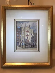 Buy Painting Watercolour By Thomas Leeson Rowbotham 19thC Golden Cross Inn LONDON • 99£