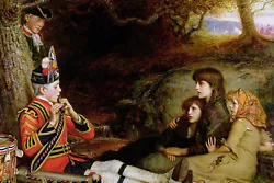 Buy John Everett Millais - English Troops Scottish Girls (1852) Poster Painting Art • 5.95£