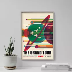 Buy Jupiter, The Grand Tour - Space Tourism Poster, Art Print, Painting, Artwork • 5.50£
