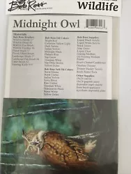 Buy Bob Ross How To Painting Packet Wildlife Midnight Owl • 10.95£