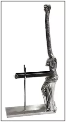 Buy Salvador Dali Bronze Silver Patina Sculpture Venus A La Giraffe Signed Artwork • 5,369.41£