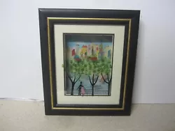 Buy Vintage  Framed 3D Painting By Jean - Pierre Weill   City Overlook • 57.30£