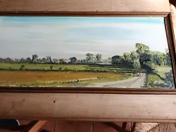 Buy John Coleman Original Oil On Canvas Wood Lane Northorpe Bourne • 75£