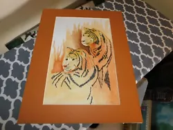 Buy Tigers Original Watercolor Signed L Kemerer 2011 • 14.88£