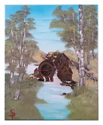 Buy Oil Painting 40x50 Cm The Old Mill By Art Bob Ross • 135.23£