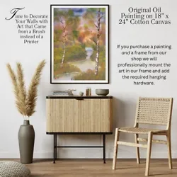 Buy Original Painting| Handcrafted Frame| Local Artist| Unique Gift| Hardwood Frame • 189.45£